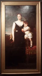 Portret van Gravin Gyula Karolyi, geboren Geraldine Palffy